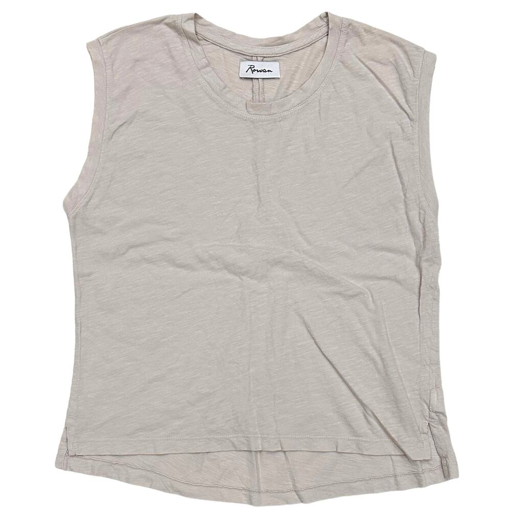 Rowan SAVANNAH MUSCLE TANK Top Size L Color Bone